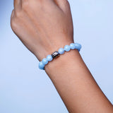 Aquamarine 100% Natural Stone 8mm Bracelet